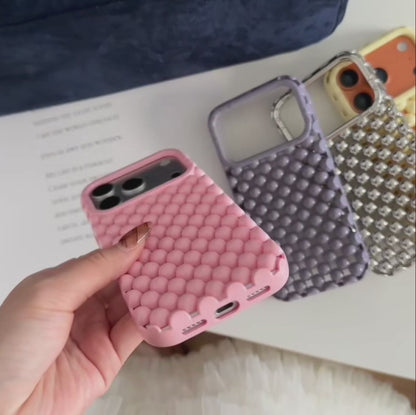 【ぽこぽこバブルポップ】立体3D バブル クッションケース｜iPhone対応 #240923