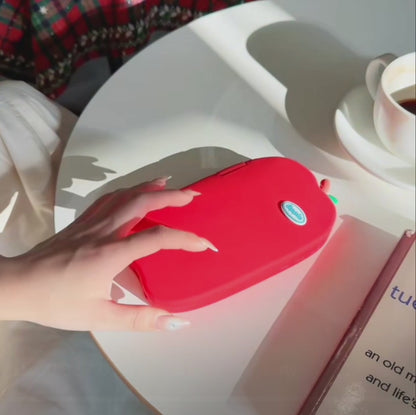 【アップルミラー】りんご型 ミラー付き 立体デザインスマホケース｜iPhone対応 #240612