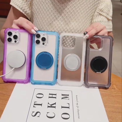 リング付き iPhoneケース｜クリアタイプ・スタンド対応 #240521