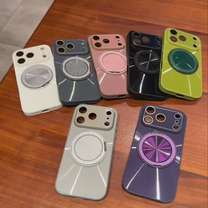 ラディアルリング スマホケース｜放射デザイン・折りたたみリング一体型 iPhoneケース #240407